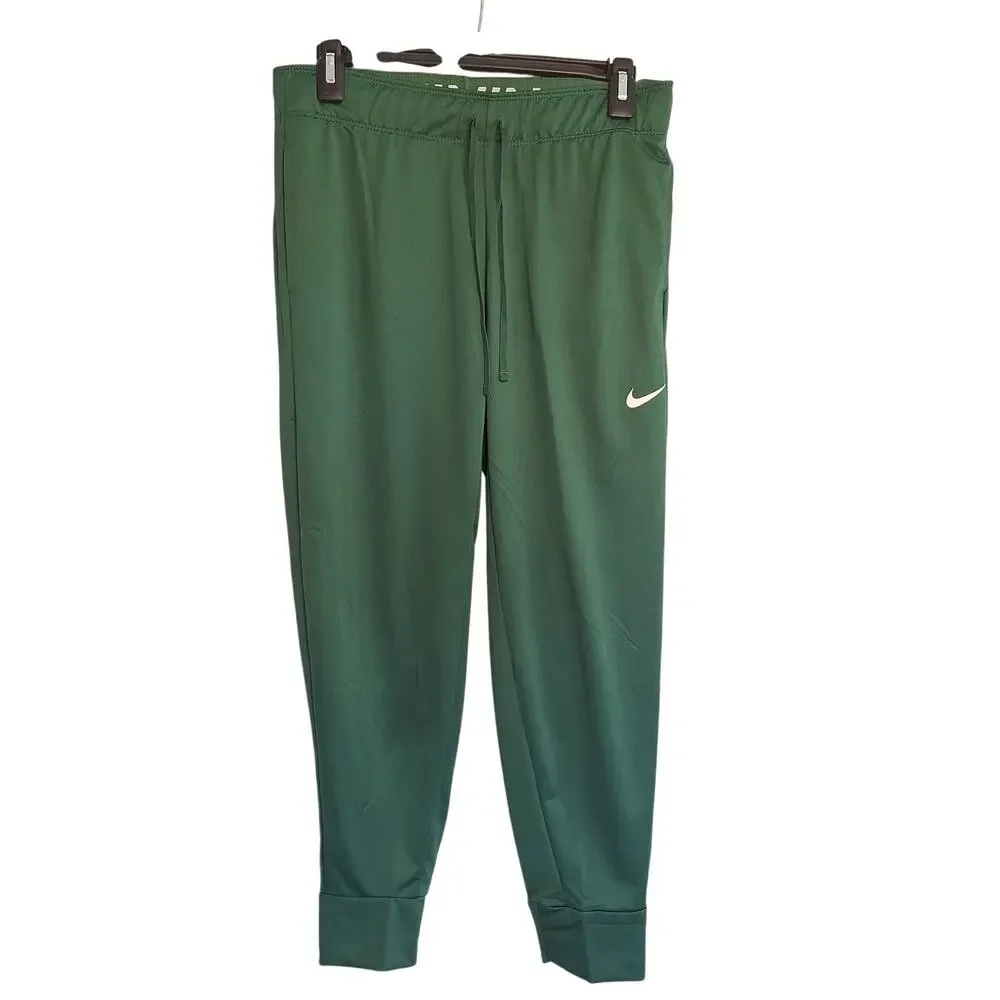 NWT Nike Dri-Fit Training Pants Womens Sz S 7/8 Team Green Style #DV6735 Sporty
